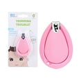 thumbnail image 1 of Pink Baby Nail Clippers - Stainless Steel Infant Toe & Finger Nail Trimmer with Safety Rounded Tips, Gentle Grip for Newborns, Toddler Care Essential, 1 of 7