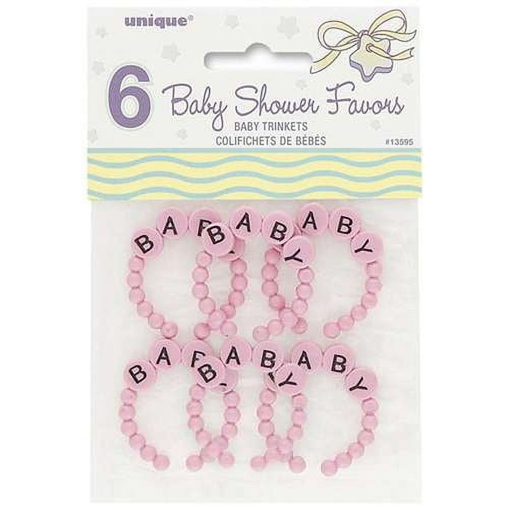 Pink Baby Shower Trinkets / Favors (6ct)