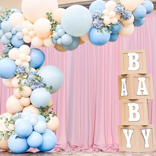 Pink Backdrop Curtain for Parties Rod Pocket Pink Curtains Photography Backdrop Drapes Privacy Fabric Decoration for Birthday Party Gril Baby Shower Home Decor, 5ft x 7ft, 2 Panels