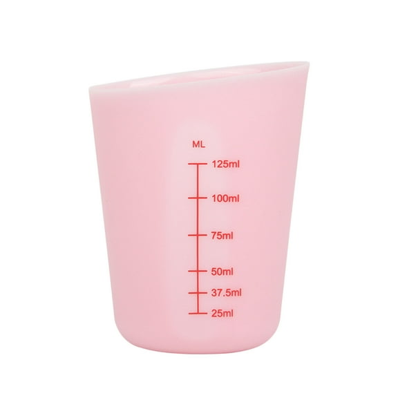 Pink Baking Measuring Cup With 125Ml Capacity And Visible Scale For Kitchen Use Includes One Cup