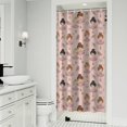 thumbnail image 1 of Pink Ballerina Pattern Shower Curtain 36"x72" ,Bathroom Decorative Shower Curtains Set with 12 Hooks,Modern Waterproof Washable Shower Curtain, 1 of 6