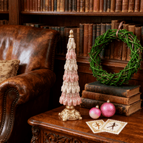 Pink Ballerina Shoe Tree,Christmas Tree,Ballet Christmas Tree,Ballerina Christmas Tree Ornament,Christmas Decorations,Holiday Decor for Tabletop Display