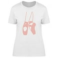 thumbnail image 1 of Pink Ballet Shoes Graphic T-Shirt Women -Image by Shutterstock, Female Medium, 1 of 2