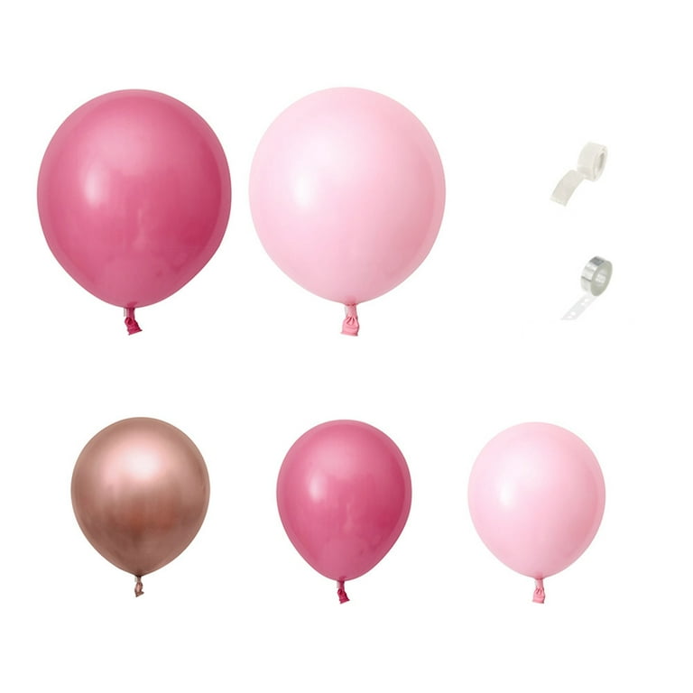 PartyWoo Balloons Pink, 100 pcs 12 in Fuchsia Balloons, White Pink  Balloons, Pale Pink Balloons, Hot Pink Balloons, Pink Shade balloons for  Pink Baby