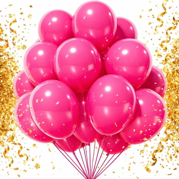 Pink Balloons 12 Inch, 100 Pack Latex Party Balloons, Round Helium Light Pink Balloons for Valentine's Day Wedding Bridal Shower Anniversary Party Decorations