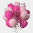 thumbnail image 1 of Pink Balloons,12 Inch Confetti Latex Balloons for Party Decorations,Pack of 50$$Electronics Accessories, 1 of 7