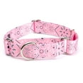 Pink Bandana Martingale Dog Collar, 2XS