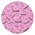thumbnail image 1 of Pink Baseball Caps and Balls Pattern Round Fitted Tablecloth with Elastic Edge,Dining Table Cover Waterproof,Outdoor Round Tablecloth for Camping,Dining,Indoor and Outdoor, 1 of 7