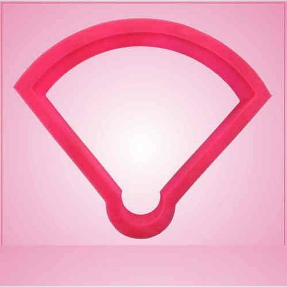 Pink Baseball Field Cookie Cutter