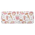 thumbnail image 1 of Pink Baseball Game Snacks Pattern Kitchen Rug Mat,Kitchen Runner Rugs Non Skid Washable,Decorative Kitchen Floor Mats for Kitchen,Sink,Laundry,17"x47.2", 1 of 7