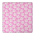 thumbnail image 1 of Pink Baseballs Pattern Square Fitted Tablecloth with Elastic Edge,Square Table Cover,Washable Elastic Table Cover for Home Kitchen Party Decor 36"x36", 1 of 6