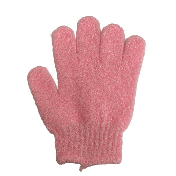 Pink Bath Massage Glove, Luxurious Exfoliation and Gentle Massage for Soft, Rejuvenated Skin, 100% Nylon, Fits Most Hands, Enhances Your Bath Routine with Comfort and Effectiveness