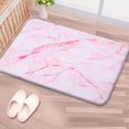 thumbnail image 1 of Pink Bath Mat, Marble Bathroom Rug, Abstract Bath Rug, Pink Marble Bathroom Rug, Bath Mats for Bathroom, 24''''X16'''', 1 of 6