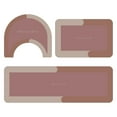 thumbnail image 1 of Pink Bathroom Rug Set Pink 3-Piece Bathroom Rugs Set, Diatomaceous Earth Toilet Lid Mat Non-Slip Back, Quick Dry Absorbent, Washable Shower Mat, Bath Mat and Contour Rug for Bathroom Floor, 1 of 9