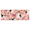 thumbnail image 1 of Pink Beagle and Flower Kitchen Rug Mat,Kitchen Runner Rugs Non Skid Washable,Decorative Kitchen Floor Mats for Kitchen,Sink,Laundry,17"X47", 1 of 5