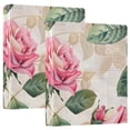 thumbnail image 1 of Pink Beautiful Rose 3 Ring Binders 1.5 inch Hardcover File Folders with Interior Pockets A4 Size Organizer for School Office Hospital, 1 of 1