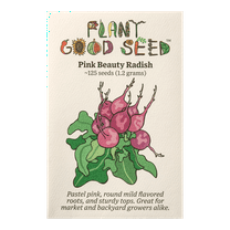 Plant Good Seed Pink Beauty Radish Seeds for Planting: Certified Organic, 125 Seed Packet