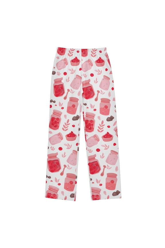 Pink Berry Jam Pajama Pants Soft Lightweight Lounge Pants Bottoms Sleep Pants Warm Comfy