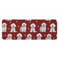 thumbnail image 1 of Pink Bichon Frise Kitchen Rug Mat,Kitchen Runner Rugs Non Skid Washable,Decorative Kitchen Floor Mats for Kitchen,Sink,Laundry,17"x47.2", 1 of 7