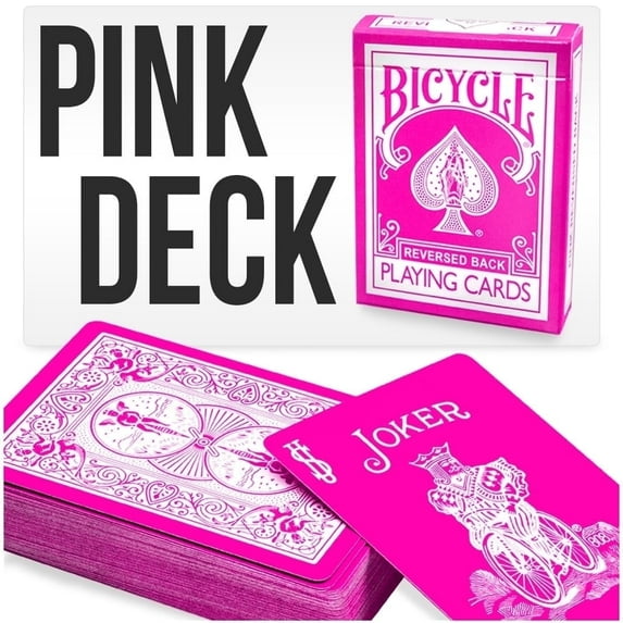 Pink Bicycle Playing Cards Deck by Magic Makers