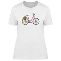 Pink Bicycle T-Shirt Women -Image by Shutterstock, Female x-Large