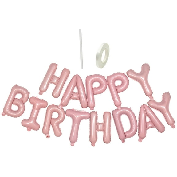 Pink Birthday Letter Balloon -16 Inches