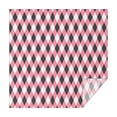 thumbnail image 1 of Pink and Black Argyle Pattern Square Tablecloth,Waterproof Square Table Cover,Wipeable Spillproof Washable Table Cover for Home Kitchen Party Decor 60"x60"(152x152cm), 1 of 6