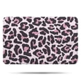thumbnail image 1 of Pink and Black Of Leopard Print Bathroom Rugs Mat,Non Slip Microfiber Bathroom Rug,Rubber Backing,Soft Bathroom Mats for Bathroom Floor,Tub and Shower,17x27in(43x68cm), 1 of 5