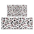 thumbnail image 1 of Pink and Black Of Leopard Print Kitchen Rugs Sets Of 2,Anti Fatigue Kitchen Mat Rugs Non Slip Washable,Decorative Kitchen Floor Mats for Kitchen,Sink,Laundry,17"x30"+17"x47", 1 of 7