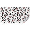 thumbnail image 1 of Pink and Black Of Leopard Print Rectangle Tablecloth 60"x102",Waterproof Polyester Rectangle Table Cloth, Wipeable Spillproof Polyester Tablecloth for Dining, Camping, Indoor and Outdoor, 1 of 6