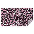 thumbnail image 1 of Pink and Black Of Leopard Print Rectangle Tablecloth 60"x102",Waterproof Polyester Rectangle Table Cloth, Wipeable Spillproof Polyester Tablecloth for Dining, Camping, Indoor and Outdoor, 1 of 6