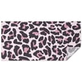 thumbnail image 1 of Pink and Black Of Leopard Print Rectangle Tablecloth 60"x120",Waterproof Polyester Rectangle Table Cloth, Wipeable Spillproof Polyester Tablecloth for Dining, Camping, Indoor and Outdoor, 1 of 6