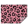 thumbnail image 1 of Pink and Black Of Leopard Print Rectangle Tablecloth 60"x84",Waterproof Polyester Rectangle Table Cloth, Wipeable Spillproof Polyester Tablecloth for Dining, Camping, Indoor and Outdoor, 1 of 5