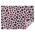 thumbnail image 1 of Pink and Black Of Leopard Print Rectangle Tablecloth 60"x84",Waterproof Polyester Rectangle Table Cloth, Wipeable Spillproof Polyester Tablecloth for Dining, Camping, Indoor and Outdoor, 1 of 5