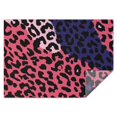 thumbnail image 1 of Pink and Black Of Leopard Print Rectangle Tablecloth 60"x84",Waterproof Polyester Rectangle Table Cloth, Wipeable Spillproof Polyester Tablecloth for Dining, Camping, Indoor and Outdoor, 1 of 5