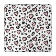 thumbnail image 1 of Pink and Black Of Leopard Print Square Fitted Tablecloth with Elastic Edge,Square Table Cover,Washable Elastic Table Cover for Home Kitchen Party Decor 34"x34", 1 of 6