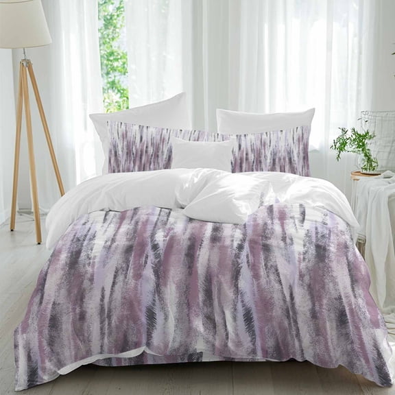 Pink Black Nostalgia Pencil Touches Queen Size 4 piece Duvet Cover Set,desc|小组描述2desc|小组描述3Comfort Bedding Set, Include a Duvet Cover,a Bed Sheet, 2 Pillowcase with Zipper for All Season