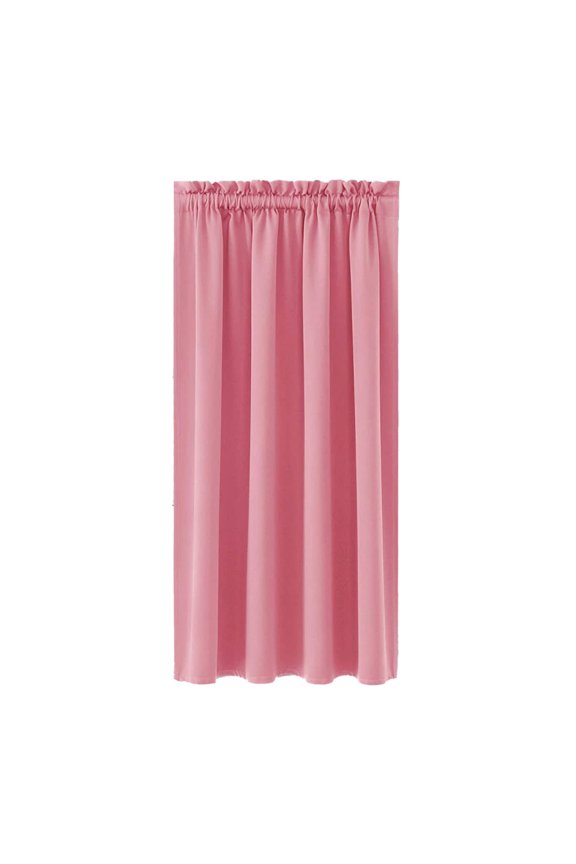 Pink Blackout Curtains Heat Insulation Energy Saving For Bedroom Kitchen Scandinavian Style Solid Color Silk Curtains Soundproof Window Treatment 37.8 X 44.9 Inches 0.635 Lb