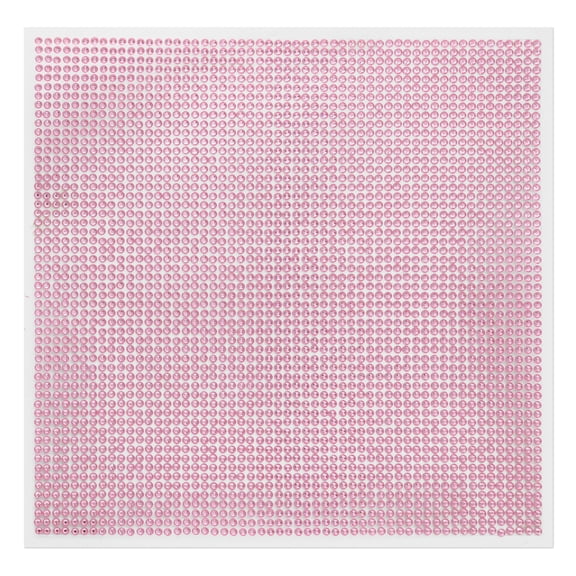 Recollections Pink Bling Sticker Sheet - 10" x 10" Adhesive Gem Sheets for Crafts, Scrapbooking & DIY Projects, 12 Pack
