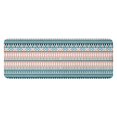thumbnail image 1 of Pink and Blue Geometric Striped Pattern Kitchen Rug Mat,Kitchen Runner Rugs Non Skid Washable,Decorative Kitchen Floor Mats for Kitchen,Sink,Laundry,17"x47.2", 1 of 7