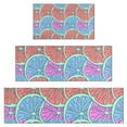 thumbnail image 1 of Pink Blue Lemon Fruit Slices Kitchen Rugs Sets Of 3,Kitchen Runner Rugs Non Skid Washable,Decorative Kitchen Floor Mats for Kitchen,Sink,Laundry,17"x30"+ 17"x47" + 17"x59", 1 of 6