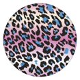 thumbnail image 1 of Pink and Blue Of Leopard Print Round Fitted Tablecloth with Elastic Edge,Dining Table Cover Waterproof,Outdoor Round Tablecloth for Camping,Dining,Indoor and Outdoor, 1 of 7