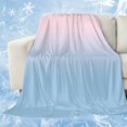 thumbnail image 1 of Pink Blue Ombre Cooling Blanket,Lightweight Breathable Summer Throw Blanket with Double Sided Cold Effect,Pink Gradient Color Modern Abstract Art Picnic Blankets Bed Sheet for Hot Sleepers 40"x60", 1 of 8