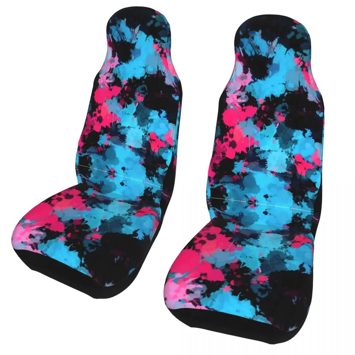 Blue Navy Camo Print Car Seat Covers