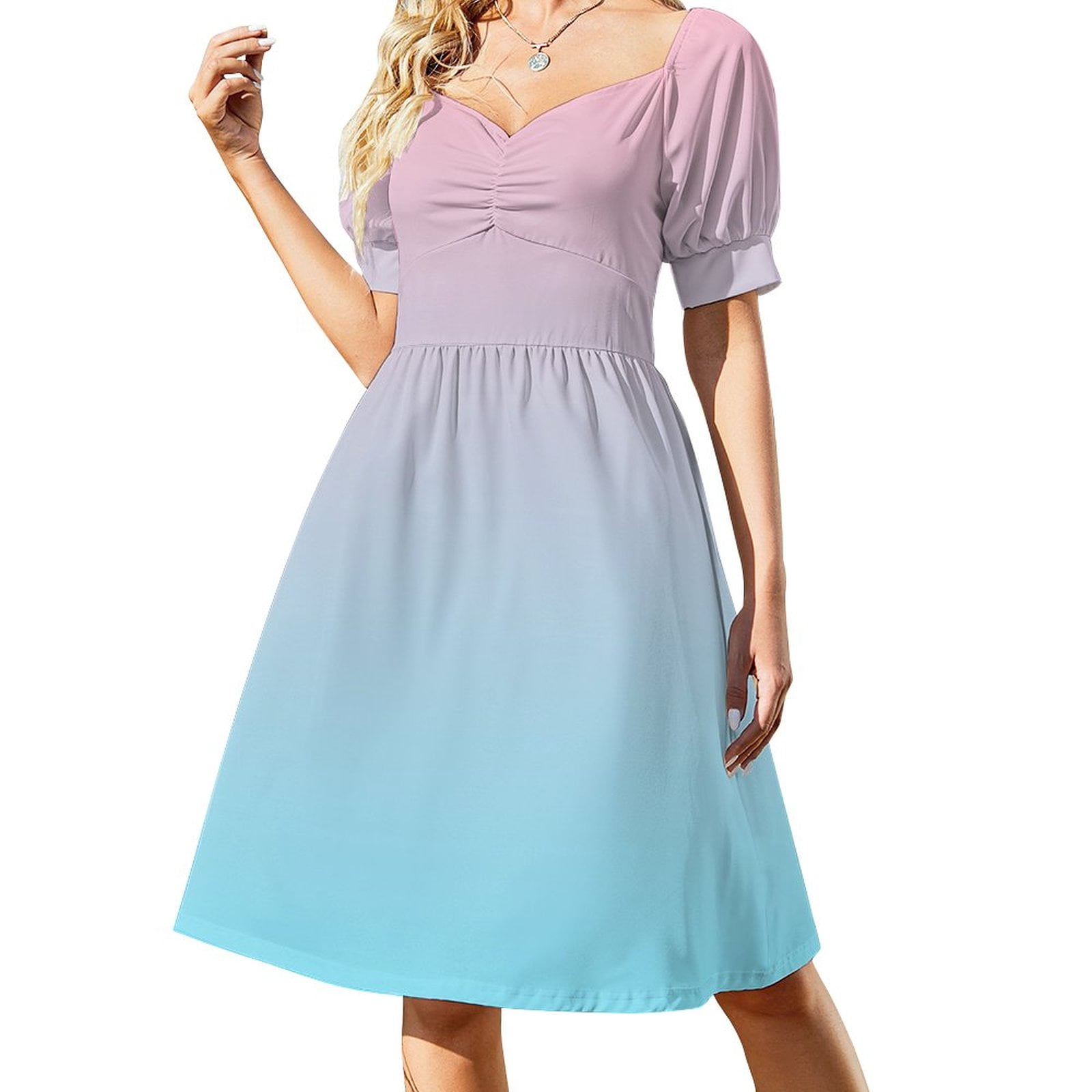 Pink Blue Pastel Ombre Gradient Sleeveless Dress Summer dresses for women dresses for womens 2024 festival outfit women - Walmart.com Pink Blue Pastel Ombre Gradient Sleeveless Dress Summer dresses for women dresses for womens 2024 festival outfit women - Walmart.com