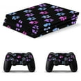 thumbnail image 1 of Pink Blue Purple Galaxy Paw Prints PS4/PS4 Pro/PS4 Slim Skin Sticker For Console And Controller Skins, 1 of 6