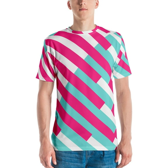 Pink/Blue Stripped Shirt (Unisex)
