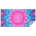 thumbnail image 1 of Pink Blue Tie Dye Flower Pattern Rectangle Tablecloth 60"x120",Waterproof Polyester Rectangle Table Cloth, Wipeable Spillproof Polyester Tablecloth for Dining, Camping, Indoor and Outdoor, 1 of 6