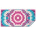 thumbnail image 1 of Pink Blue Tie Dye Mandala Rectangle Tablecloth 60"x120",Waterproof Polyester Rectangle Table Cloth, Wipeable Spillproof Polyester Tablecloth for Dining, Camping, Indoor and Outdoor, 1 of 6