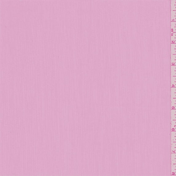Pink Blush Crinkled Chiffon, Fabric Sold By the Yard